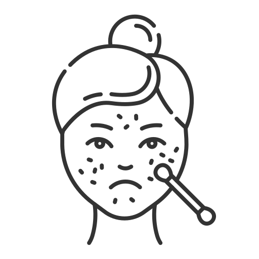 Acne Scar Treatment Icon